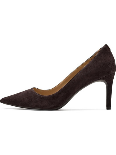 Michael Kors Γόβες Suede με Τακούνι Στιλέτο Σοκολατί 40F2HNMP1S-251