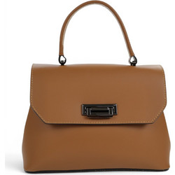 Passaggio Leather Γυναικεία Τσάντα Χειρός Δερμάτινη Λευκή 5051-KR-02