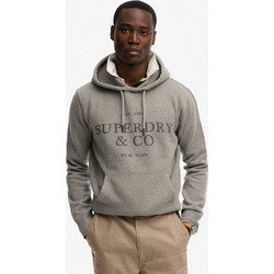 Superdry Ανδρικό Αθλητικό Φούτερ με Κουκούλα Γκρι M2014538A-K7V