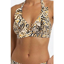 Lucero Bikini Top Τριγωνάκι Μπεζ Καφέ Μαύρο 984676D