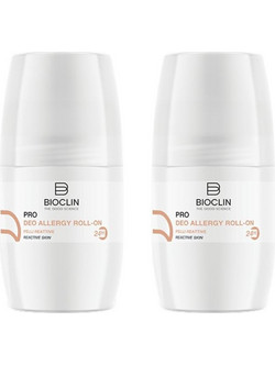 Bioclin Pro Deo Allergy Αποσμητικό Roll On 24h Χωρίς Αλουμίνιο 2x50ml