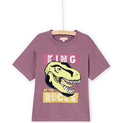 Dpam Παιδικό T-Shirt Κοντομάνικο Μωβ ROMAGTI1