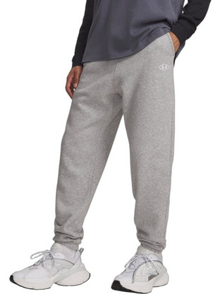 Under Armour Ανδρικό Παντελόνι Φόρμας Fleece με Λάστιχο Γκρι 6013444-011