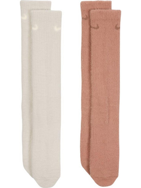 Nike Everyday Ανδρικές Κάλτσες Ψηλές Μπεζ Ταμπά 2Pack HV6940-902