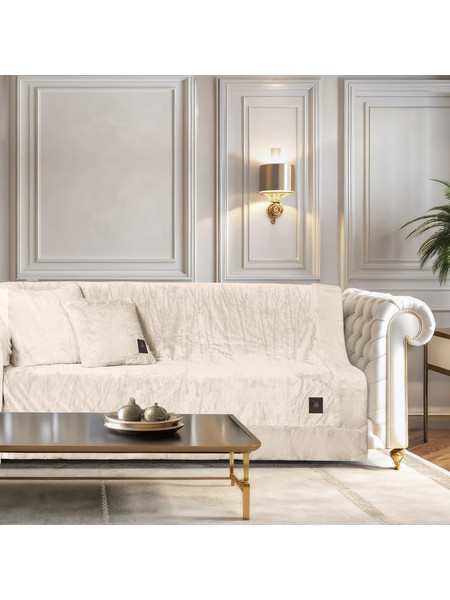 Greenwich Polo Club Ριχτάρι Διθέσιου Καναπέ 180x250 Premium 3968 Ivory