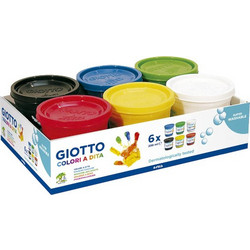 Giotto Σετ Δακτυλομπογιές 6x200ml 535000