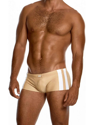 Modus Vivendi Water Sports Brazil Ανδρικό Μαγιό Boxer με Σχέδια Μπεζ AS2621