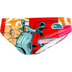 Turbo Vespa Pop Αθλητικό Ανδρικό Μαγιό Σλιπ με Σχέδια Πολύχρωμο 732200-0008