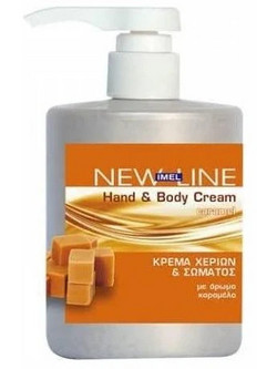 Imel New Line Caramel Hand & Body Ενυδατική Κρέμα Σώματος 1lt
