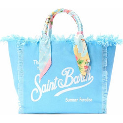 Mc2 Saint Barth Vanity Υφασμάτινη Τσάντα Θαλάσσης Ώμου Γαλάζια VANI045-09250L