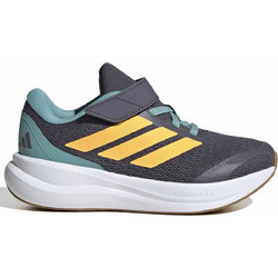Adidas Runfalcon 6 Παιδικά Αθλητικά Παπούτσια για Τρέξιμο Ανθρακί Πράσινο Mint Κίτρινα KI1769