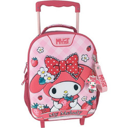Must My Melody Σχολική Τσάντα Τρόλεϊ Νηπιαγωγείου Ροζ 490308