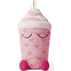Asobu Fuzzie Lulu The Love Bug Παιδικό Παγούρι Θερμός Ανοξείδωτο BPA Free με Καλαμάκι Ροζ 360ml