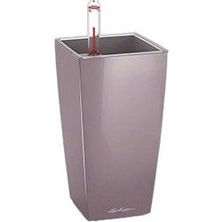 Lechuza Mini-Cubi Αυτοποτιζόμενη Γλάστρα Εσωτερικού Χώρου Τετράγωνη Πλαστική Λιλά 9.5x9.5x18.5cm 18118