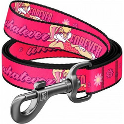 Waudog Looney Tunes Lola Bunny Λουρί Σκύλου 1.22m x 20mm Φούξια