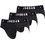 Jordan Ανδρικά Σλιπ Μαύρα 3Pack JM0743-023