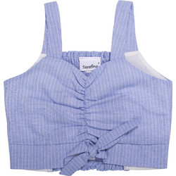 Serafino Παιδικό Crop Top Αμάνικο Λιλά SU26-6545