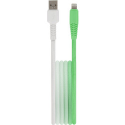 Setty KGA-L-1.52420 Braided USB-A to Lightning Cable 1.5m Mint Green White
