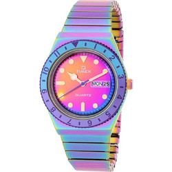 Timex Iridescence Γυναικείο Ρολόι με Μωβ Μεταλλικό Μπρασελέ TW2W41100