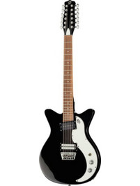 Danelectro 59X12 Ηλεκτρική Κιθάρα 4/4 Double Cut με Μαγνήτες HH & Ταστιέρα Pau Ferro 12 Χορδές Black