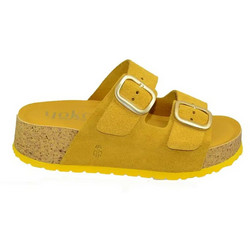 Yokono Γυναικεία Σανδάλια Suede Κίτρινα Lanka-003