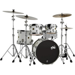DS Drum Fury White Pearls Lacquer