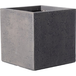 Supergreens Golden Γλάστρα Τετράγωνη Πήλινη Καφέ 40x40x38cm C-1070-8