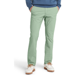 Timberland Ανδρικό Παντελόνι Chino Ελαστικό Skinny Εφαρμογή Βεραμάν TB0A5TUQEC630