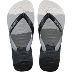 Havaianas Logomania Γυναικείες Σαγιονάρες Αντιολισθητικές Γκρι 4146364-8266