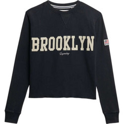 Superdry Γυναικείο Αθλητικό Φούτερ Μαύρο W6012035A