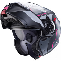 Caberg Duke Evo Move Gun Metal Black Fuchsia Κράνος Μηχανής Flip-Up 1600gr