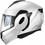 Kappa KV55 Basic Glossy White Κράνος Μηχανής Flip-Up 1700gr