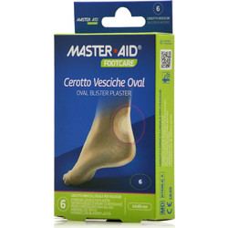 Master Aid Oval Επιθέματα για Φουσκάλες Φτέρνας 6τμχ