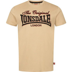 Lonsdale Ανδρικό Αθλητικό T-Shirt Μπεζ 117660-4048
