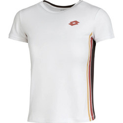 Lotto Παιδικό T-Shirt Κοντομάνικο Λευκό Καφέ 223354-0F1