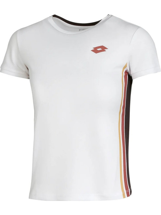 Lotto Παιδικό T-Shirt Κοντομάνικο Λευκό Καφέ 223354-0F1