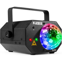 FUZZIX DJ10 Jelly moon Φωτορυθμικό Laser LED Πράσινο / Κόκκινο