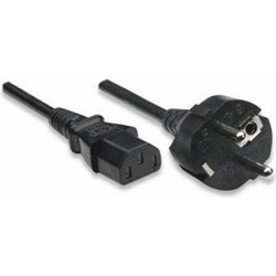 Manhattan 328616 Καλώδιο Τροφοδοσίας Schuko to IEC C13 3m