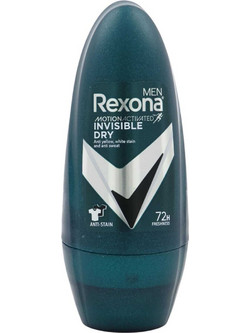 Rexona Invisible Dry Ανδρικό Αποσμητικό Roll On 72h 50ml