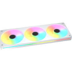 Cougar Unity 360 Reversed Case Fan 120mm ARGB με Σύνδεση 3-Pin 4-Pin PWM 3τμχ White