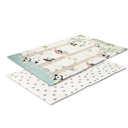 Lorelli Χαλάκι Δραστηριοτήτων Διπλής Όψης Panda Park 180x120cm