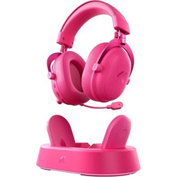 Mchose V9 Turbo Ασύρματο Gaming Headset Over Ear Pink