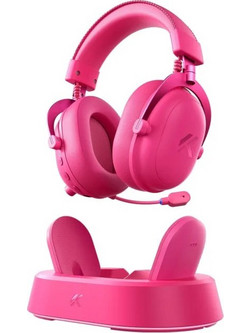 Mchose V9 Turbo Ασύρματο Gaming Headset Over Ear Pink