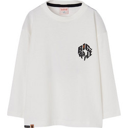 Boboli Παιδικό T-Shirt Μακρυμάνικο Λευκό 624002-1111