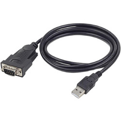 Cablexpert UAS-DB9M-02 Καλώδιο RS-232 DB9 Male to USB-A 1.5m Black