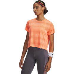 Under Armour Velociti Γυναικείο Αθλητικό Crop Top Πορτοκαλί 6009540-824