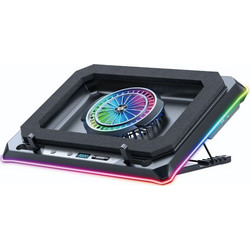 Conceptronic THYIA04B Cooling Pad Laptop έως 19" με 1 Ανεμιστήρα & Φωτισμό
