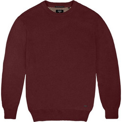 Double Ανδρική Πλεκτή Μπλούζα Μπορντό KNIT-76