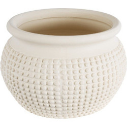 Globostar Morelia Κασπώ Δαπέδου Πήλινο Λευκό 19x13cm 20510