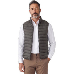 Ben Tailor Αμάνικο Ανδρικό Μπουφάν Χειμωνιάτικο Puffer Χακί BENT.1879